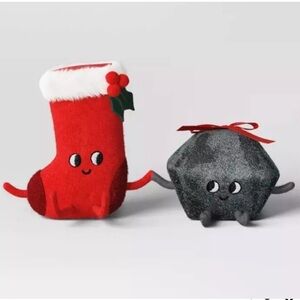 Target Wondershop Stocking & Coal Felt Duo Christmas Figurine